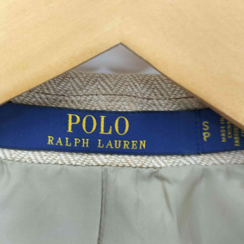 ポロラルフローレン POLO RALPH LAUREN リネンコットン ヘリンボーン2Bテーラードジャケット メンズ import:S