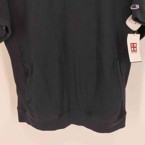 チャンピオン Champion REVERSE WEAVE リバースウィーブ 同色 目あり 刺繍 Vガゼット S/S コットン スウェット Tシャツ メンズ import:XL