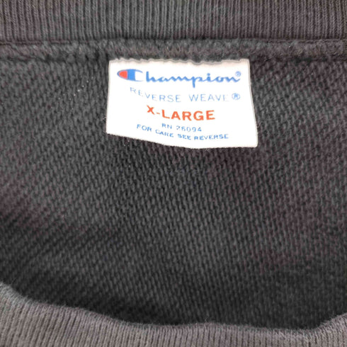 チャンピオン Champion REVERSE WEAVE リバースウィーブ 同色 目あり 刺繍 Vガゼット S/S コットン スウェット Tシャツ メンズ import:XL