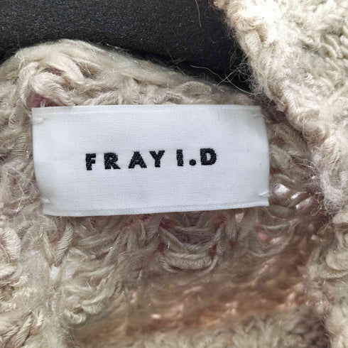 フレイアイディー FRAY I.D ロービングテープタートルニットプルオーバー レディース ONE SIZE