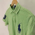 ポロバイラルフローレン Polo by RALPH LAUREN CUSTOM FIT ビッグ ポニー 刺繍 ナンバリング 3 鹿の子 ポロシャツ メンズ import:M