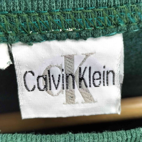 カルバンクラインジーンズ Calvin Klein Jeans ロゴ刺繍 クルーネック スウェット メンズ import:XL