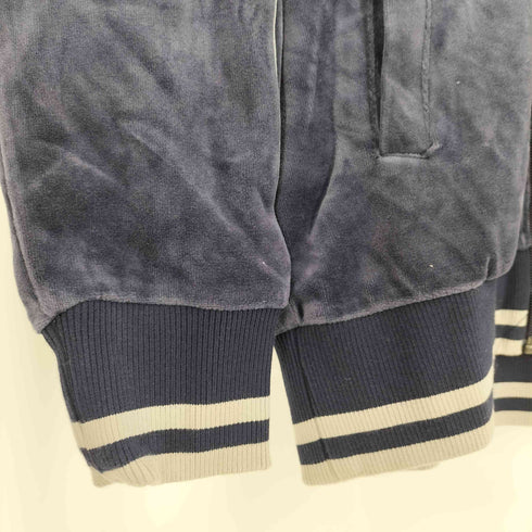 プーマ PUMA ロゴ 刺繍 リブライン ベロア トラック ジャケットジャージ メンズ import:L