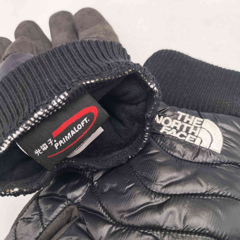 ザノースフェイス THE NORTH FACE 光電子 プリマロフト ロゴ 刺繍 スウェード レザー ナイロン ウール グローブ 手袋 メンズ M