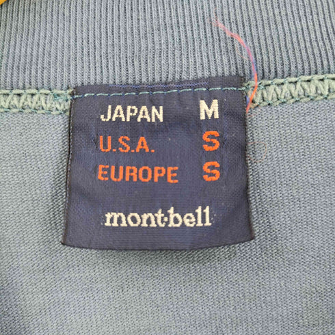 モンベル mont bell 90s フロントロゴプリントTシャツ メンズ JPN:M