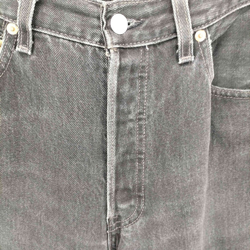 リーバイス Levis 00S 02年製 MADE IN USA 553刻印 501 後染めブラックデニム メンズ W30/L32