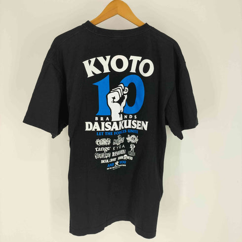 UNITED ATHLE KYOTO DAISAKUSEN アーティスト バックプリント S/S クルーネック Tシャツ バンドTシャツ メンズ JPN:XL