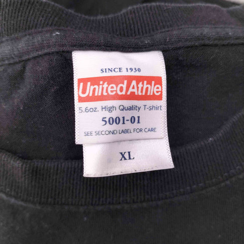 UNITED ATHLE KYOTO DAISAKUSEN アーティスト バックプリント S/S クルーネック Tシャツ バンドTシャツ メンズ JPN:XL