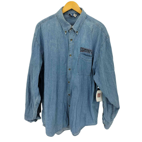 ポートアンドカンパニー PORT and COMPANY 90S デニムBDシャツ ビッグサイズ メンズ 2XL
