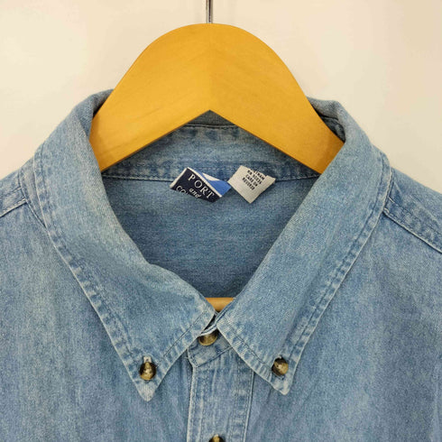 ポートアンドカンパニー PORT and COMPANY 90S デニムBDシャツ ビッグサイズ メンズ 2XL