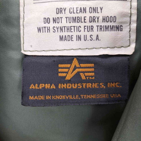 アルファインダストリーズ ALPHA INDUSTRIES N-3B ファー付き フライトジャケット メンズ JPN:S