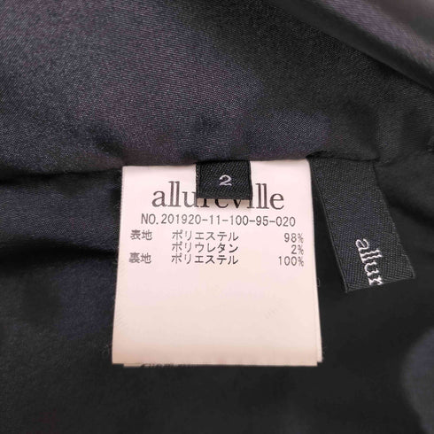 アルアバイル allureville ハイウエストタイトスカート レディース JPN:2