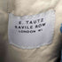 イートウツサヴィルロウ E.TAUTZ SAVILE ROW CHORE TROUSERS 2タックデニムワイドパンツ メンズ