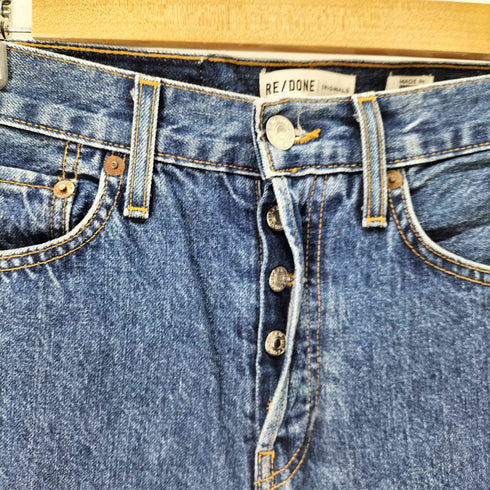 リダン RE/DONE Cotton denim straight jeans メンズ 26