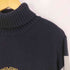 トミーヒルフィガー TOMMY HILFIGER ロゴ刺繍 エンブレム タートルネック コットン ニット メンズ import:L