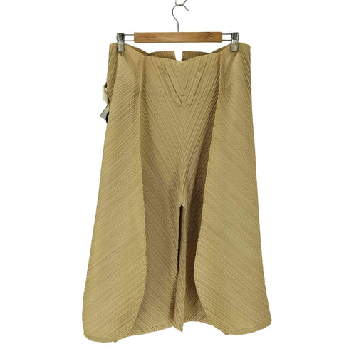 プリーツプリーズイッセイミヤケ PLEATS PLEASE ISSEY MIYAKE POTTER'S WHEEL プリーツ加工 ハイウエスト 立体 クロップド アラジン パンツ レディース JPN:3