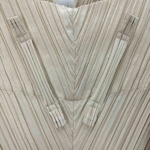プリーツプリーズイッセイミヤケ PLEATS PLEASE ISSEY MIYAKE POTTER'S WHEEL プリーツ加工 ハイウエスト 立体 クロップド アラジン パンツ レディース JPN:3
