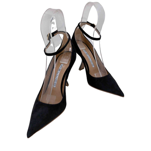 ペリーコ PELLICO CUORE アンクルストラップ パンプス 9.0cm レディース EUR:37