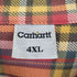 カーハート Carhartt L/S FLANNEL SHIRT メンズ 4XL