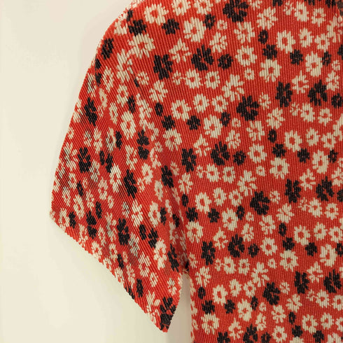 プリーツプリーズイッセイミヤケ PLEATS PLEASE ISSEY MIYAKE 花柄プリーツカーディガン レディース JPN:3