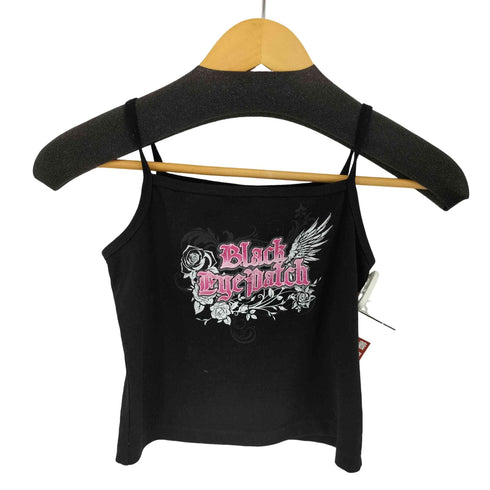 ブラックアイパッチ Black Eye Patch ROSES AND WINGS CAMISOLE BLACK レディース JPN:S