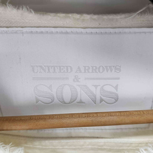 ユナイテッドアローズ UNITED ARROWS & SONS WHITE DENIM BLOUSON メンズ JPN:L