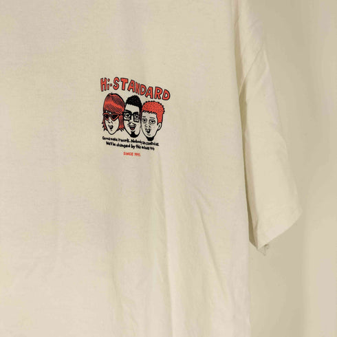 キャラクター バックプリント バンド コットン S/S クルーネック Tシャツ バンドTシャツ メンズ JPN:XL