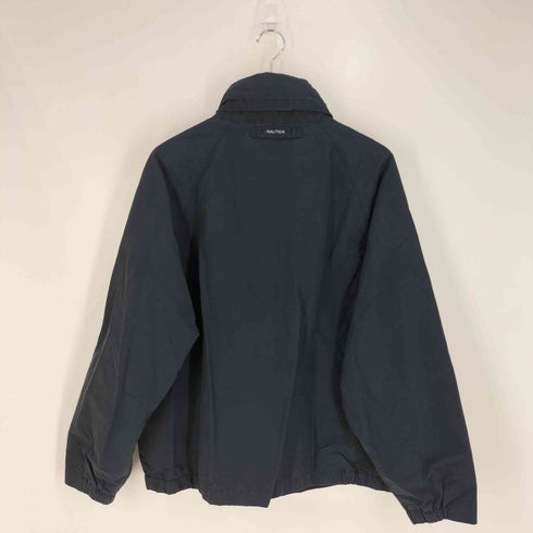 ノーティカ NAUTICA NX1000 ロゴ刺繍 裏地メッシュ コットンナイロン ハイネック セーリングジャケット メンズ import:L