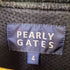 パーリーゲイツ PEARLY GATES ジップアップ ボアフリースジャケット メンズ JPN:4