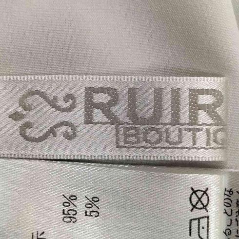 ルイルエブティック RUIRUE BOUTIQUE ピンタック デザイン ブラウス レディース LL