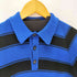 ロベルトコリーナ ROBERTO COLLINA MADE IN ITALY L/S ボーダーニットポロシャツ メンズ