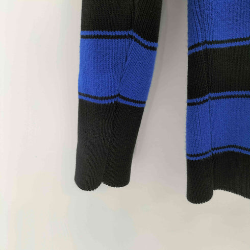 ロベルトコリーナ ROBERTO COLLINA MADE IN ITALY L/S ボーダーニットポロシャツ メンズ