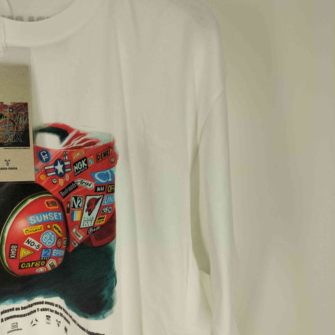 ナナナナ NaNa-NaNa アニメ コラボ プリント S/S コットン Tシャツ メンズ 2XL