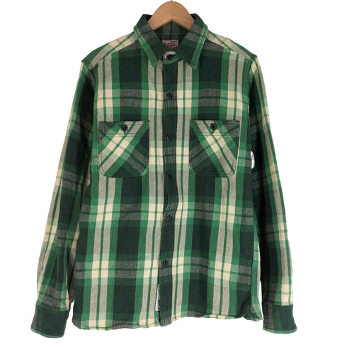 ヒューストン HOUSTON ヘビーウェイトL/S チェックネルシャツ メンズ JPN:L