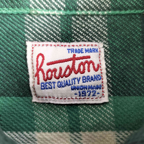 ヒューストン HOUSTON ヘビーウェイトL/S チェックネルシャツ メンズ JPN:L