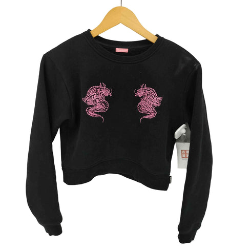 ブラックアイパッチ Black Eye Patch DRAGONS CROPPED SWEAT SHIRT レディース JPN:S