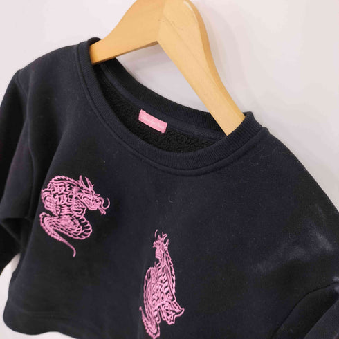 ブラックアイパッチ Black Eye Patch DRAGONS CROPPED SWEAT SHIRT レディース JPN:S