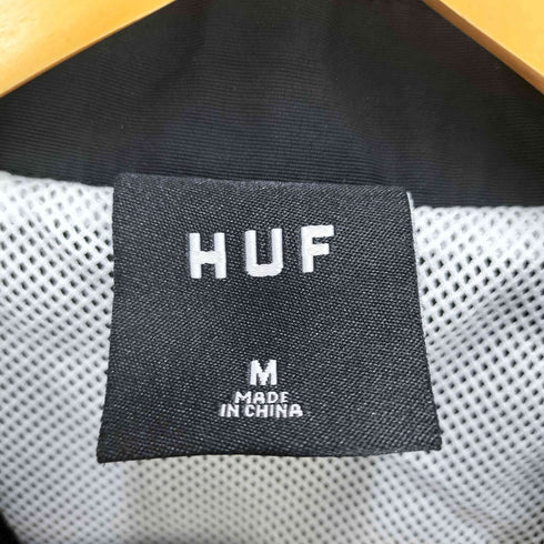 ハフ HUF ロゴプリントコーチジャケット メンズ JPN:M