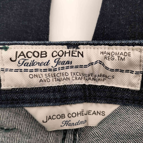 ヤコブコーエン JACOB COHEN ボタンフライ デニムパンツ ハラコパッチ レディース 28