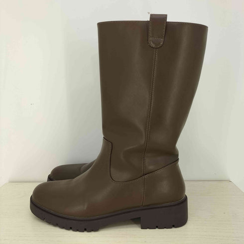 ユニクロ UNIQLO コンフィールタッチミドルブーツ レディース 25cm