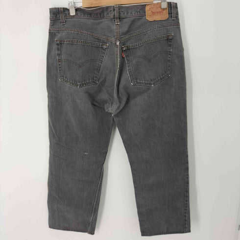リーバイス Levis 90S 99年製 MADE IN USA 501 ボタン裏653 先染め ブラックデニムパンツ メンズ W38