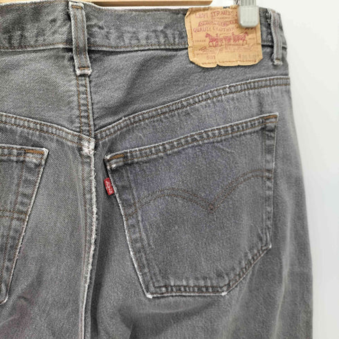 リーバイス Levis 90S 99年製 MADE IN USA 501 ボタン裏653 先染め ブラックデニムパンツ メンズ W38