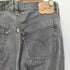 リーバイス Levis 90S 99年製 MADE IN USA 501 ボタン裏653 先染め ブラックデニムパンツ メンズ W38