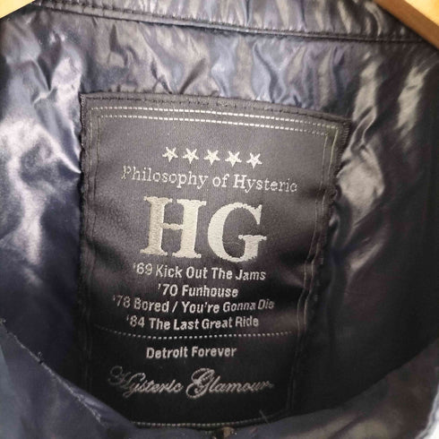 ヒステリックグラマー HYSTERIC GLAMOUR Y2K archive アーカイブ HGロゴ バイカラー切替え ナイロンブルゾン メンズ import:M