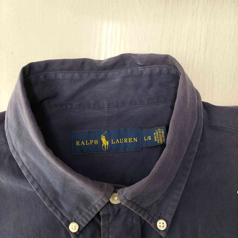 ラルフローレン RALPH LAUREN ポニー 刺繍 B.D S/S シャツ メンズ import:L