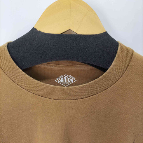 ダントン DANTON ロゴ ポケットロングスリーブTシャツ 長袖 メンズ 40