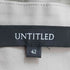 アンタイトル UNTITLED 洗える エクセレントクロス シャツワンピース レディース 42