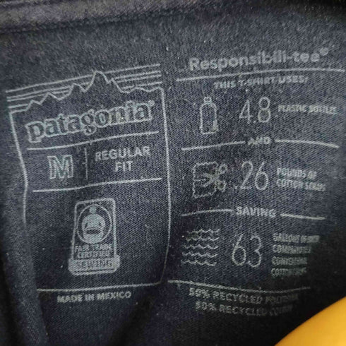 パタゴニア patagonia 袖ロゴプリントTシャツ メンズ M