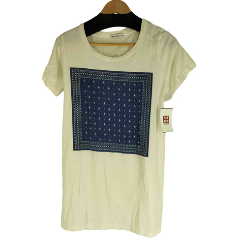 ヒステリックグラマー HYSTERIC GLAMOUR Y2K ロゴ バンダナ プリント S/S Tシャツ メンズ FREE
