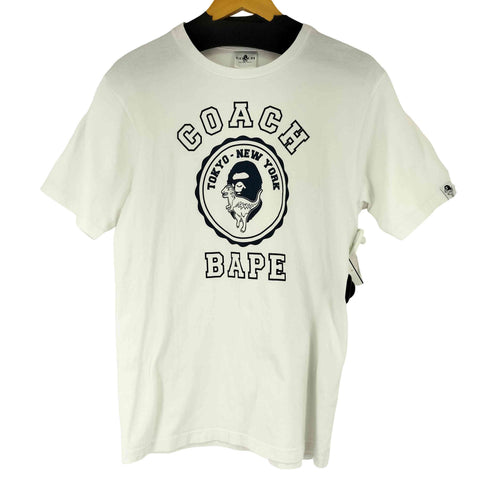 コーチ COACH College Short Sleeve T-Shirt メンズ JPN:M